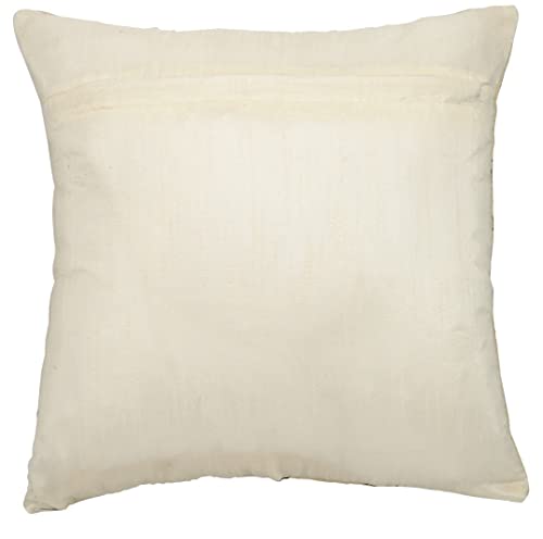 AEROHAVEN™ Set of 5 Ethnic Hand Made Jute Throw/Pillow Cushion Covers - CC181 - (20 x 20 Inch) - Image 3