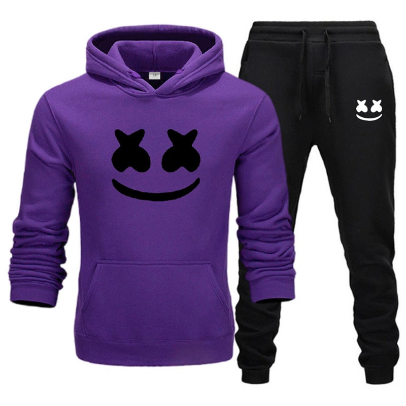 New Marshmello Smiley Fashion Hoodie Men And Women Casual Hoodie Suit - Image 1