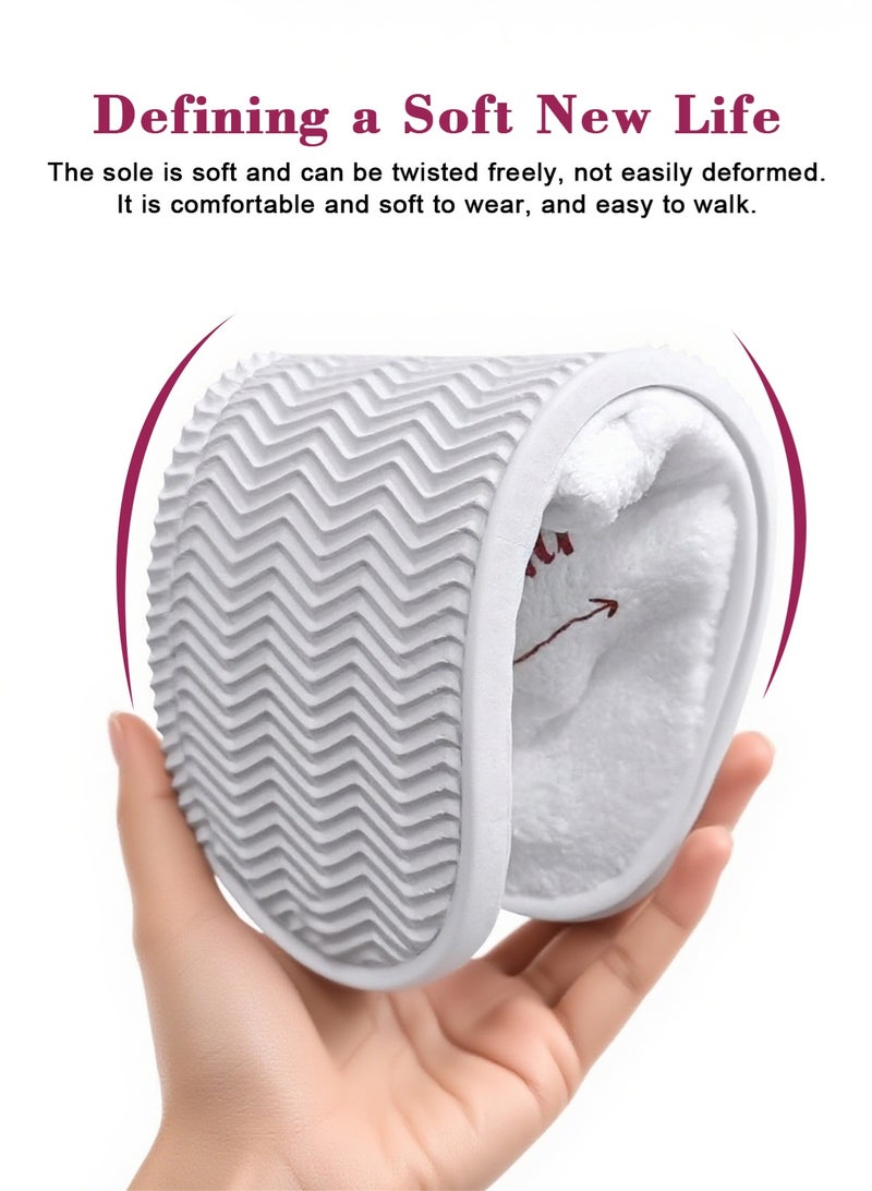 هومار كيت شباشب وصيفات العروس للاستخدام مرة واحدة، شباشب زفاف للعروس، هدايا بالجملة لوصيفات العروس ليوم الزفاف، هدايا لحفلات توديع العزوبية للنساء (مقاس واحد) - Image 5