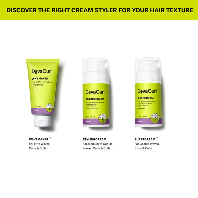 DevaCurl SuperCream Ultra-Rich Moisturizing Definer, Warm Coconut, 5.1 fl. oz - Image 4