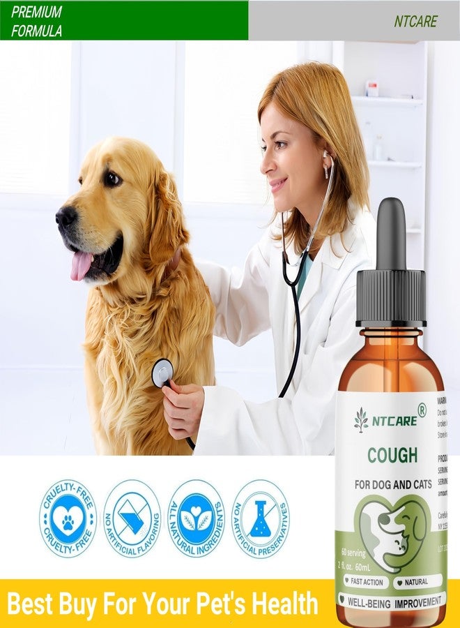 NTCARE Kennel Cough Drops for Dogs & Cats Cough Relief Dry and Wet Pet Cough Allergy Relief - for Dogs of All Breeds & Sizes-2 Oz - Image 4