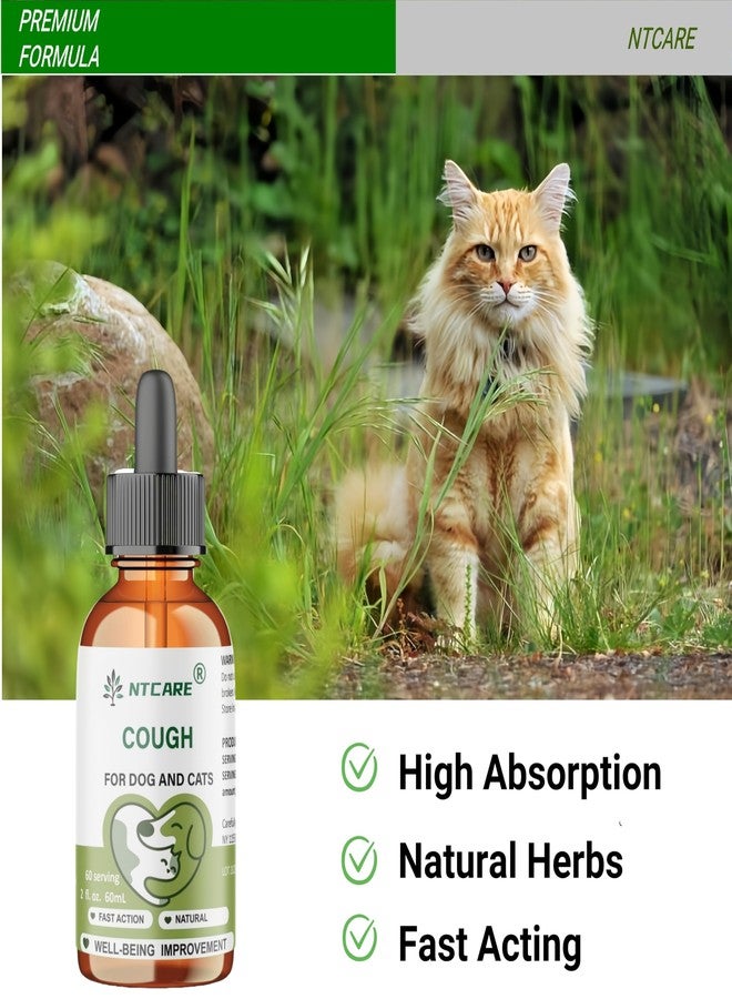 NTCARE Kennel Cough Drops for Dogs & Cats Cough Relief Dry and Wet Pet Cough Allergy Relief - for Dogs of All Breeds & Sizes-2 Oz - Image 5