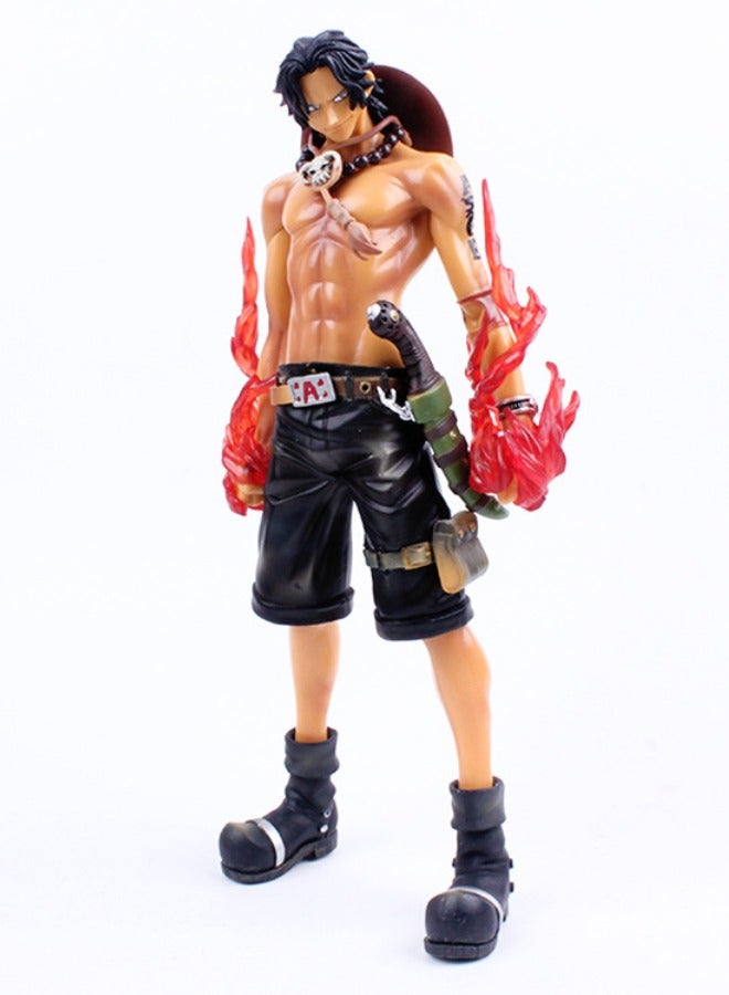 Anime One Piece Portgas D Ace Action Figure, Fire Fist Ace Figure Model Toy, Anime Realistic Model Ornament, Super Collectible Model Statue Anime Figure Toy 26CM  - Image 1