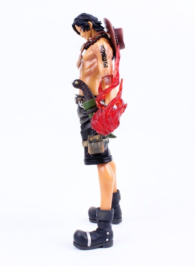 Anime One Piece Portgas D Ace Action Figure, Fire Fist Ace Figure Model Toy, Anime Realistic Model Ornament, Super Collectible Model Statue Anime Figure Toy 26CM  - Image 4