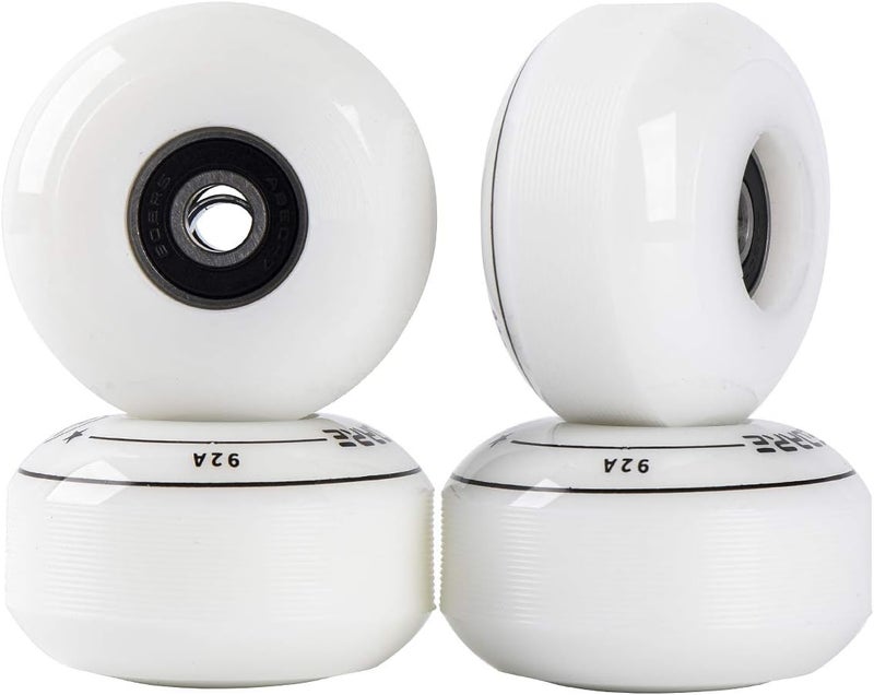 FREEDARE Skateboard Wheels 52mm and Bearings, Spacers Installed 92A for Street Tricks(Pack of 4) - Image 3