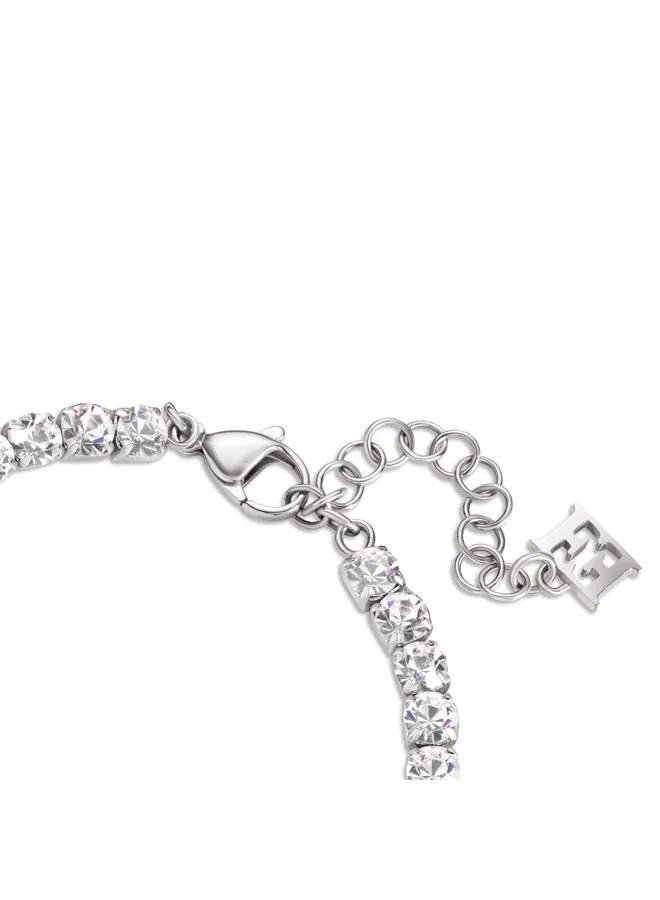 ESCADA Diana Crystal Tennis Bracelet with Iconic Logo Timeless Elegance and Modern Design