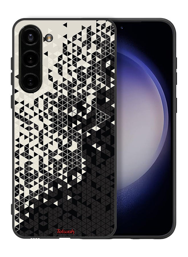 Tolwak Samsung Galaxy S23 5G Protective Case Cover Pattern Digital Art Triangle - Image 2