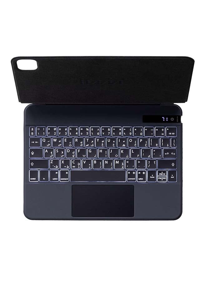 Iwin Wireless Keyboard for iPad Pro 129 Inch ArabicEnglish Black  - Image 5