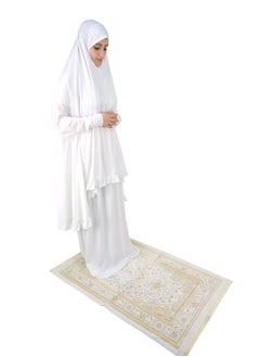 DAMAS COLLECTION Two Piece Islamic prayer dress women with sleeve - Prayer Clothes for Women - Prayer Abaya For women - Jilbab 2 piece, Umrah essentials for women - Prayer set  - Image 2