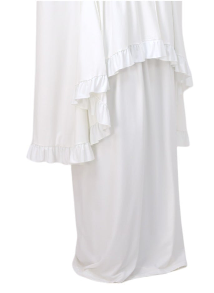 DAMAS COLLECTION - Two Piece Islamic prayer dress women with sleeve - Prayer Clothes for Women - Prayer Abaya For women - Jilbab 2 piece, Umrah essentials for women - Prayer set - Image 1
