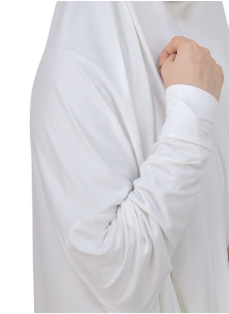 DAMAS COLLECTION - Two Piece Islamic prayer dress women with sleeve - Prayer Clothes for Women - Prayer Abaya For women - Jilbab 2 piece, Umrah essentials for women - Prayer set - Image 1