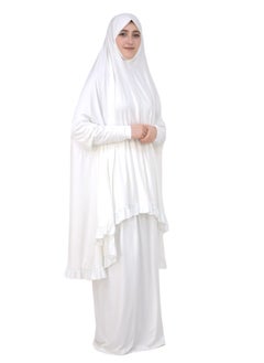 DAMAS COLLECTION Two Piece Islamic prayer dress women with sleeve - Prayer Clothes for Women - Prayer Abaya For women - Jilbab 2 piece, Umrah essentials for women - Prayer set  - Image 5