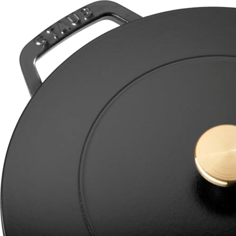 Cast Iron Essential French Oven, Dutch Oven, 5-quart, serves 5-6, Made in France - Matte Black - Image 4