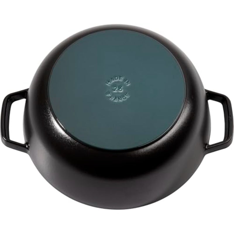 Cast Iron Essential French Oven, Dutch Oven, 5-quart, serves 5-6, Made in France - Matte Black - Image 3