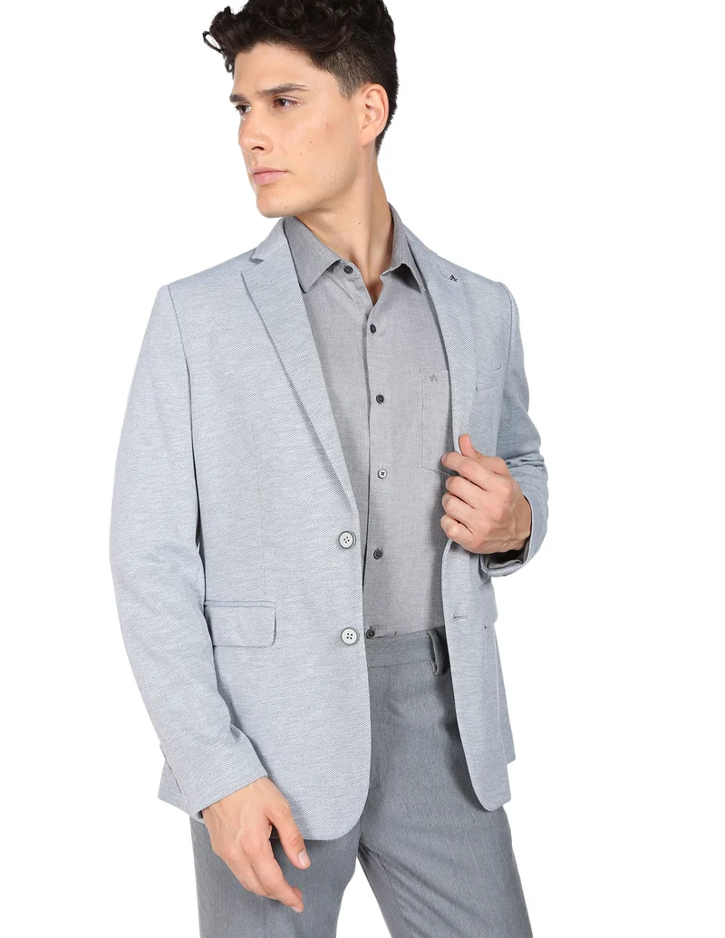 Arrow Zero Calorie Slim Fit Patterned Blazer