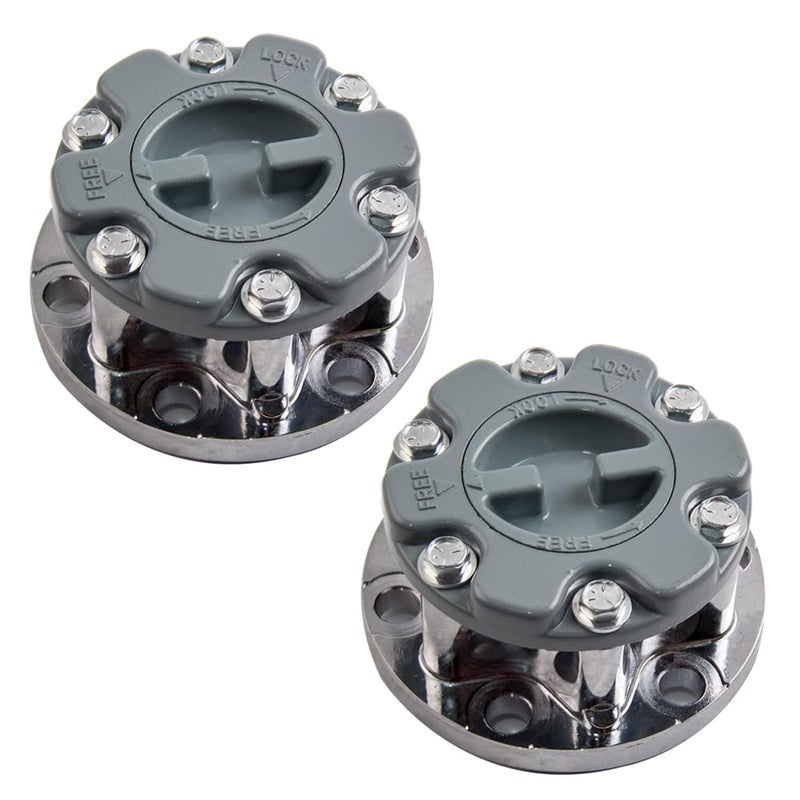 QASULER 2PCS Free Wheeling Hub Lock for Mitsubishi 4x4 - Image 1