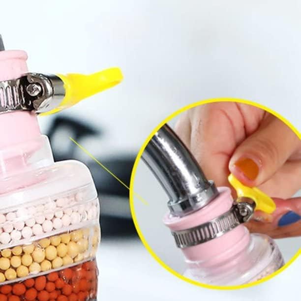 ROKTRY Activated Carbon Faucet Water Filters Universal Interface Home Kitchen Faucet Tap Water Clean Purifier Filter Cartridge Five Layer Water Filter-Pack of 2 - Image 4