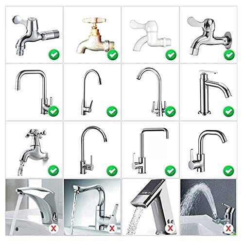ROKTRY Activated Carbon Faucet Water Filters Universal Interface Home Kitchen Faucet Tap Water Clean Purifier Filter Cartridge Five Layer Water Filter-Pack of 2 - Image 5