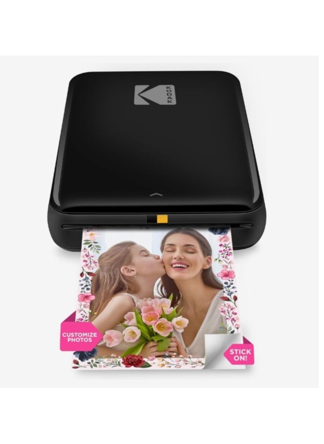 Kodak Kodak Step Portable Mini Photo Printer Instant 2x3 Sticky Backed Prints from iOS and Android via Bluetooth/NFC No Ink Needed with ZINK Technology Smudge-Proof, Water-Resistant, Tear Resistant Photos Compact Travel Friendly Design with Customization App Print Directly From Smart phone  - Image 1