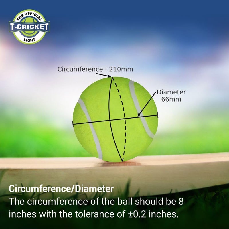 Nivia Light Weight Tennis Cricket Balls - Pack of 6 - Image 3