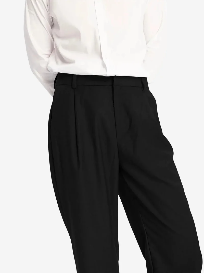 جيستو GIESTO Men's Pleated Mid Waist Pants