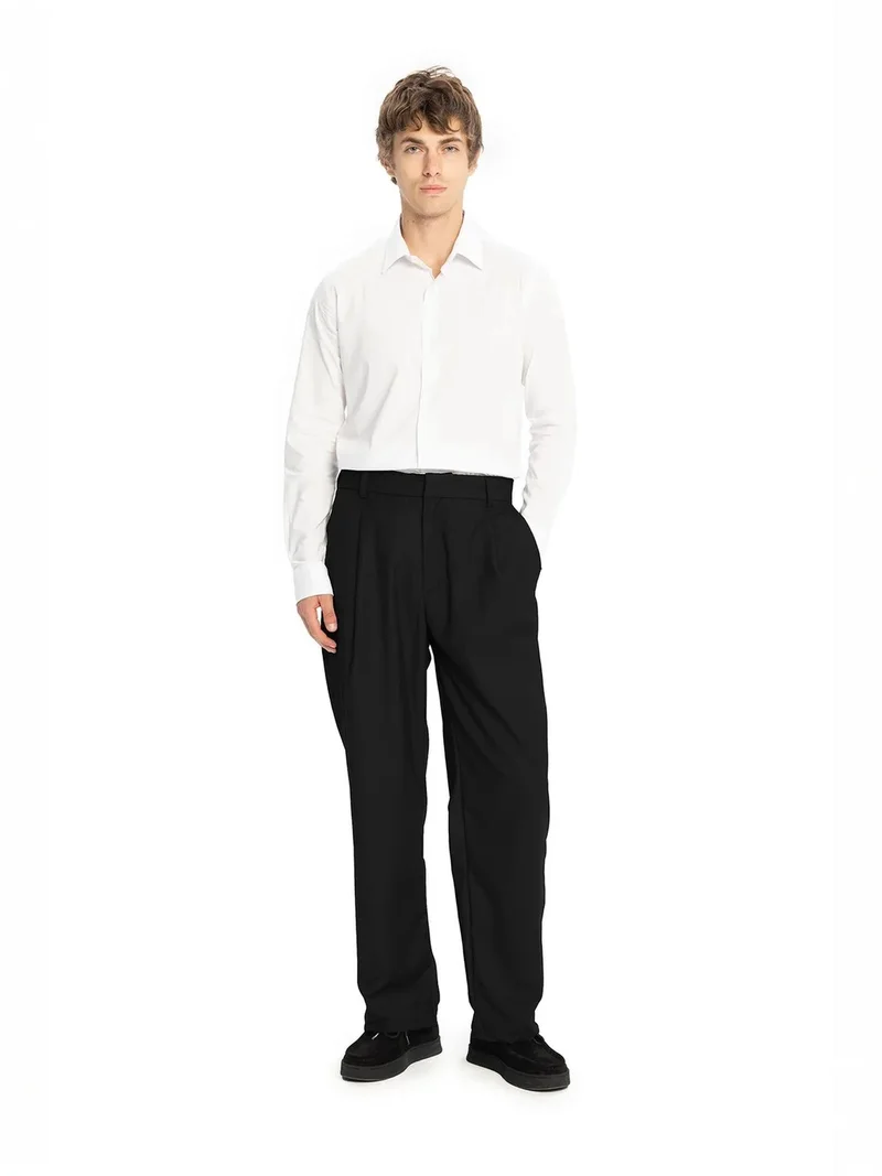 جيستو GIESTO Men's Pleated Mid Waist Pants