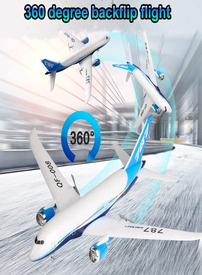 طائرة بوينغ 787 ذات الجناح الثابت للتحكم عن بعد من Ssccgym QF008، مناسبة للمبتدئين والخبراء من عمر 14 عامًا فما فوق. طائرة هواية تعمل بالتحكم عن بعد بثلاث قنوات، تحلق على ارتفاع 1000 متر، مزودة بوصلة خاصة. - Image 4