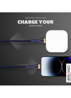 IBRAND Power Delivery 20W High Speed USB Type-C to Lightning Cable 100cm (Black)  - Image 4