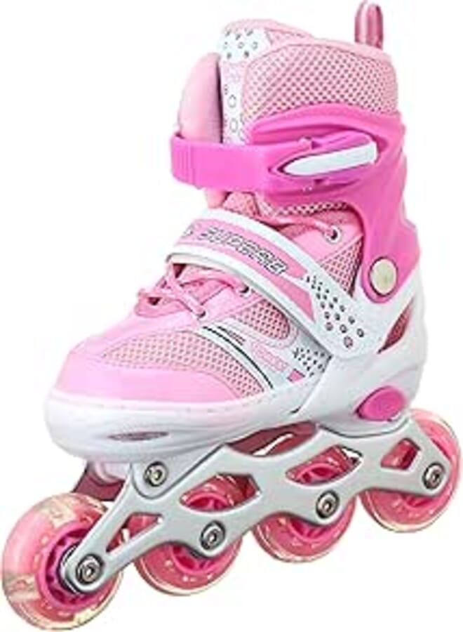 ROLLO ROLLO TRANS patinage 1 ROW -BINK -MEDIAM - SIZE 