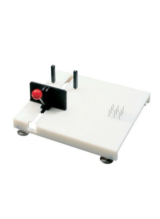 The Wright Stuff Physical Therapy 30741 Etac Deluxe Plastic One-Handed Kitchen Paring Board, Right or Left Handed Use, 12" Length, 11" Width 