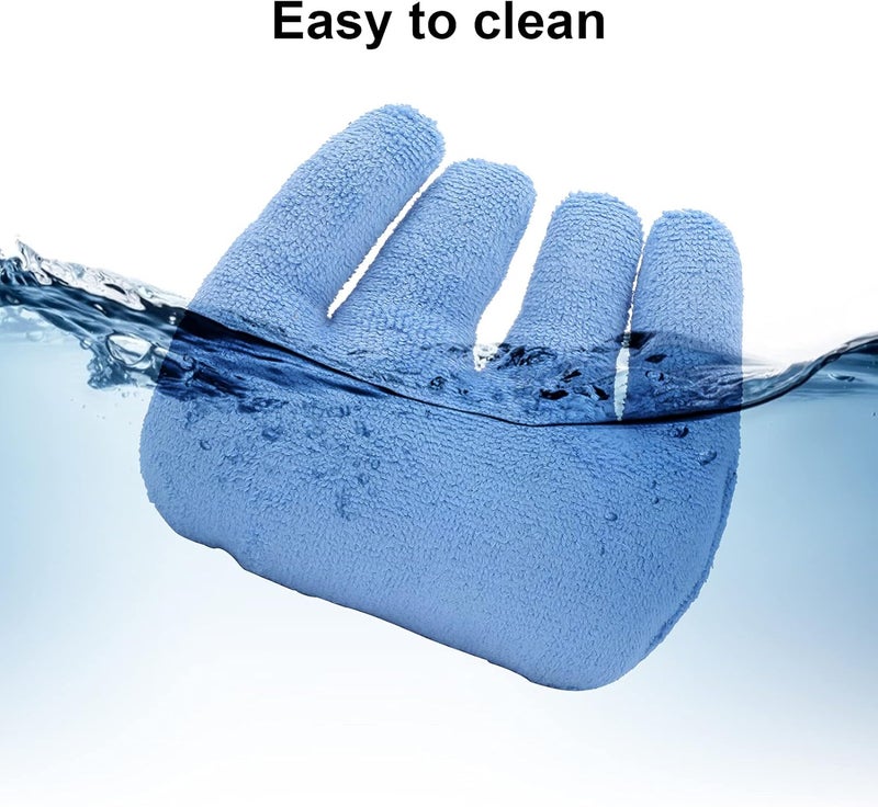woobles Hand Contracture Cushion Palm Grips Finger Rehabilitation Training Device Finger Separator, Comfortable Protection & Finger Separation(Blue) - Image 4
