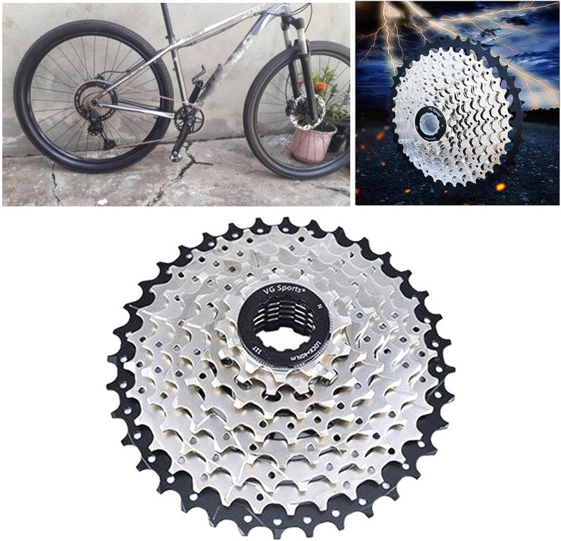 klarako 8 9 10-speed multiple freewheel, 11-25T/46 tooth Bike High Strength Anti-rust Flywheel Cassette Gear Sprocket Replacement Bicycle Repair Parts - Image 5