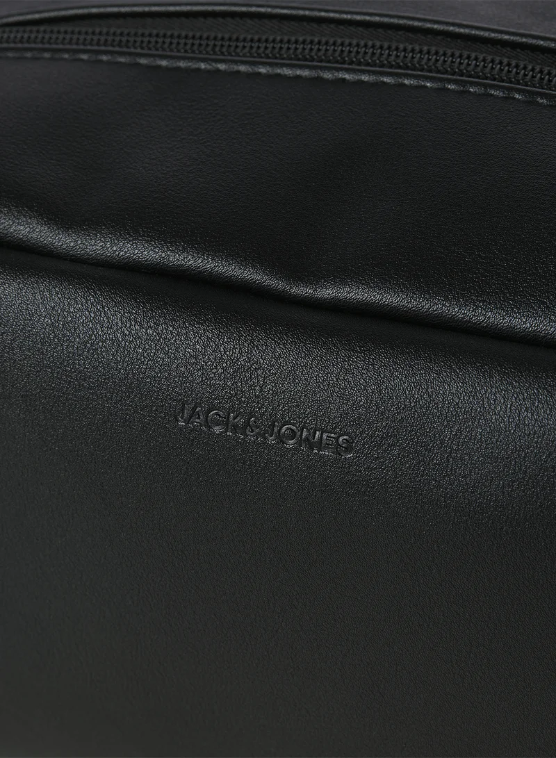JACK & JONES Black Casual Toiletry Bag for Men | Best Price UAE