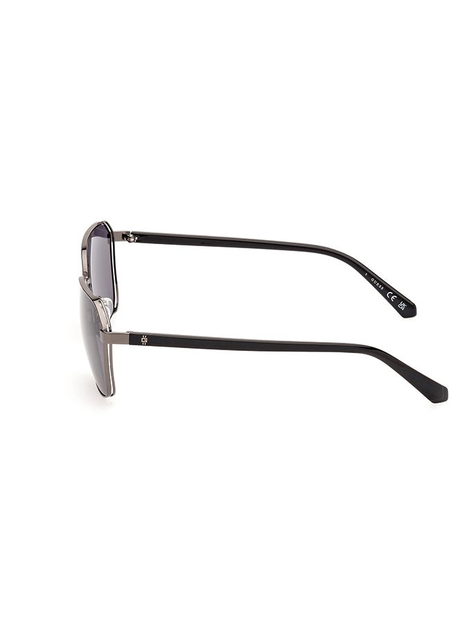 GUESS Men's UV Protection Rectangular Sunglasses - GU0011708A57 - Lens Size: 57 Mm  - Image 2