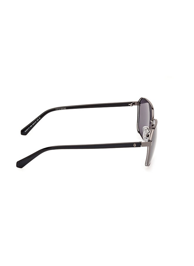 GUESS - Men's UV Protection Rectangular Sunglasses - GU0011708A57 - Lens Size: 57 Mm - Image 1