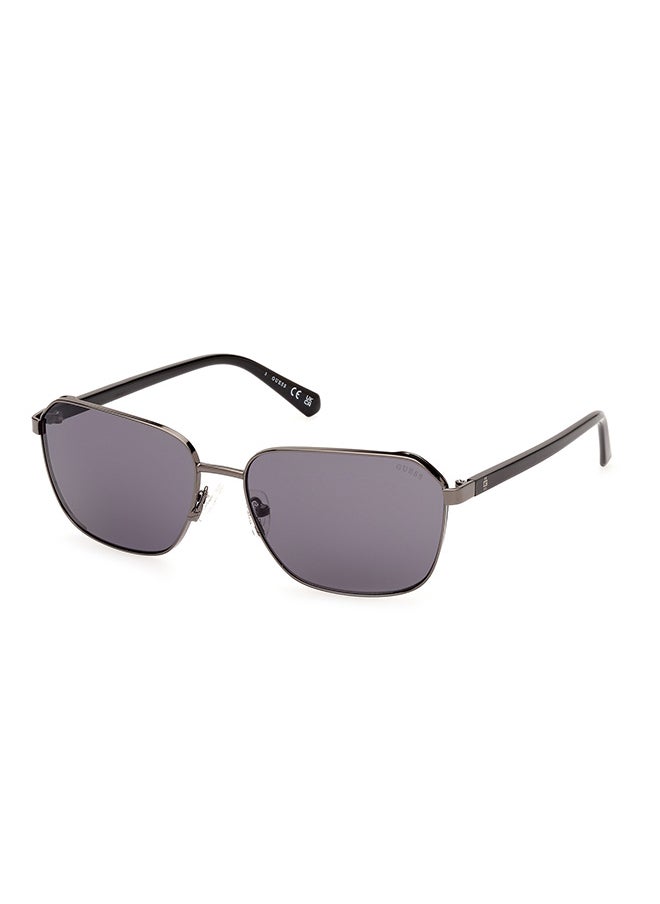 GUESS Men's UV Protection Rectangular Sunglasses - GU0011708A57 - Lens Size: 57 Mm  - Image 1