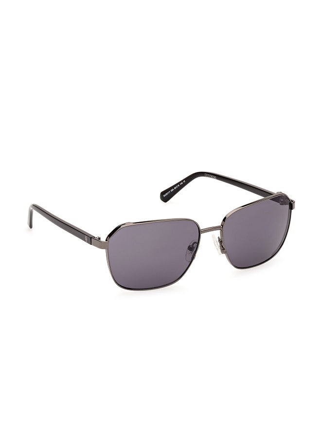 GUESS - Men's UV Protection Rectangular Sunglasses - GU0011708A57 - Lens Size: 57 Mm - Image 1