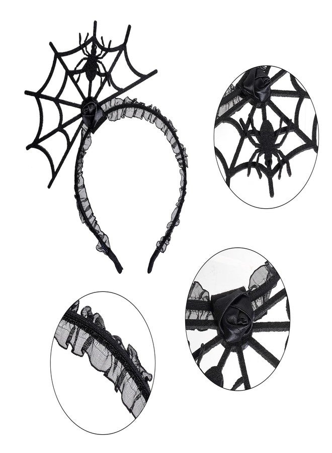SUMERSHA Halloween Spider Headband Headpiece Cosplay Halloween Party Head Piece Hair Hoop - Image 3
