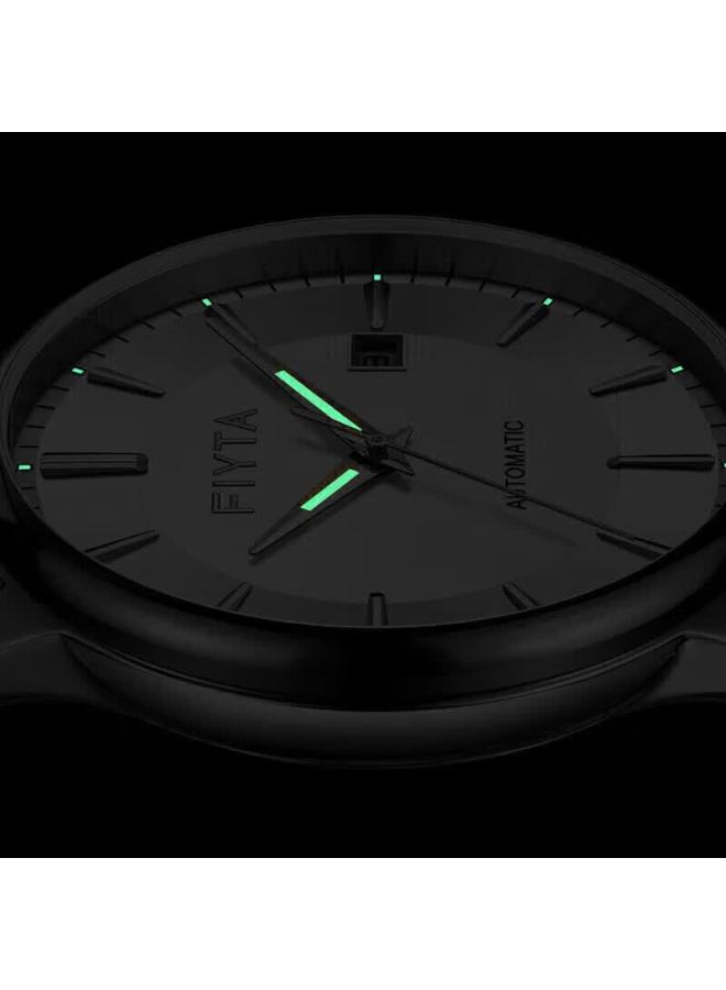 Fiyta Xin Dong Series "ruler Of Wealth" Automatic Mechanical White Dial Steel Strap Men's Wrisch, Holiday Birthday Gift - Image 2