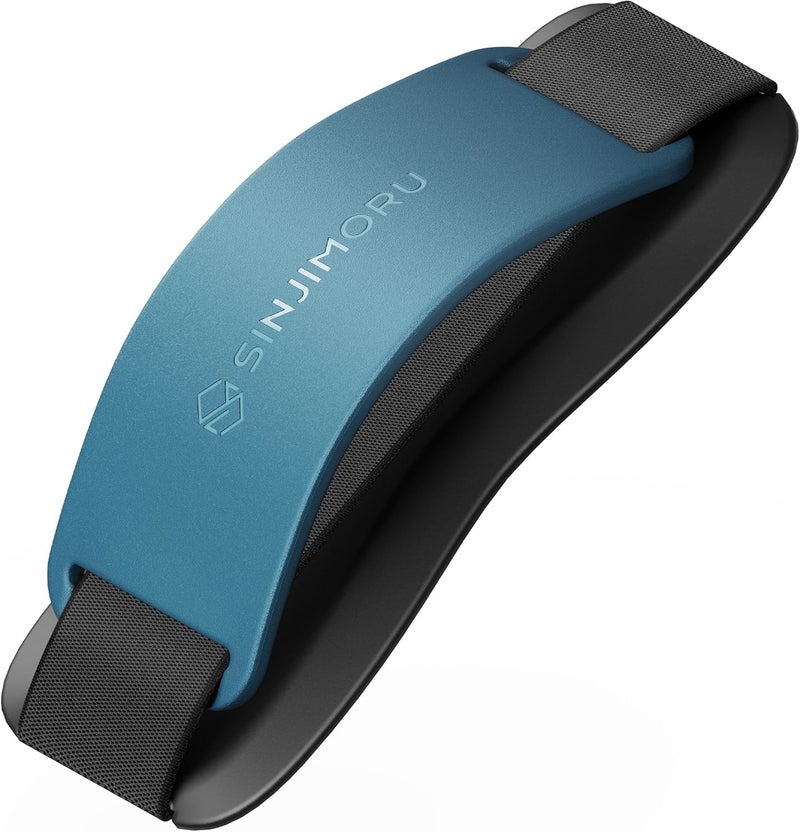 Sinjimoru Phone Grip with Silicone Band – Comfortable One-Hand Holder & Kickstand for Smartphones, Tablets, and eReaders for iPhone, Android, and Kindle Sinji Grip Silicone Teal - Image 1