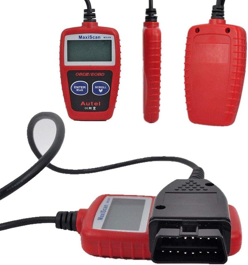 أوتل جهاز قراءة أكواد الأعطال OBDII Autel MaxiScan MS309، أداة لفحص وإعادة ضبط أعطال السيارات OBD2، MS 309 - Image 2