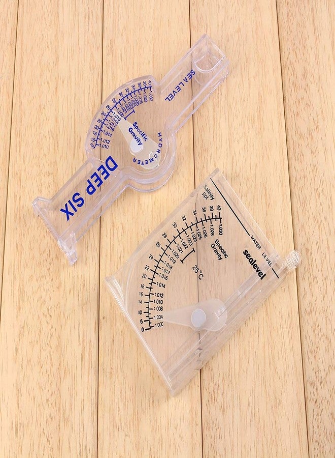 Zerodis Salinity Tester, Accurate Automatic Hydrometer Salt Water Salinity Meter Accurate Sea Hydrometer Aquarium Marine Salinity Meter for Fish Pond Water Saltwater Freshwater - Image 2