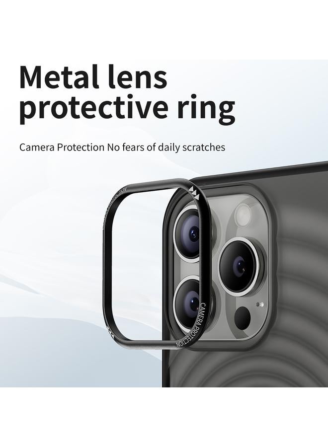 S-TOP Case For iPhone 15 Pro Acrylic Skin Feel Corrugated Phone Case - Image 3