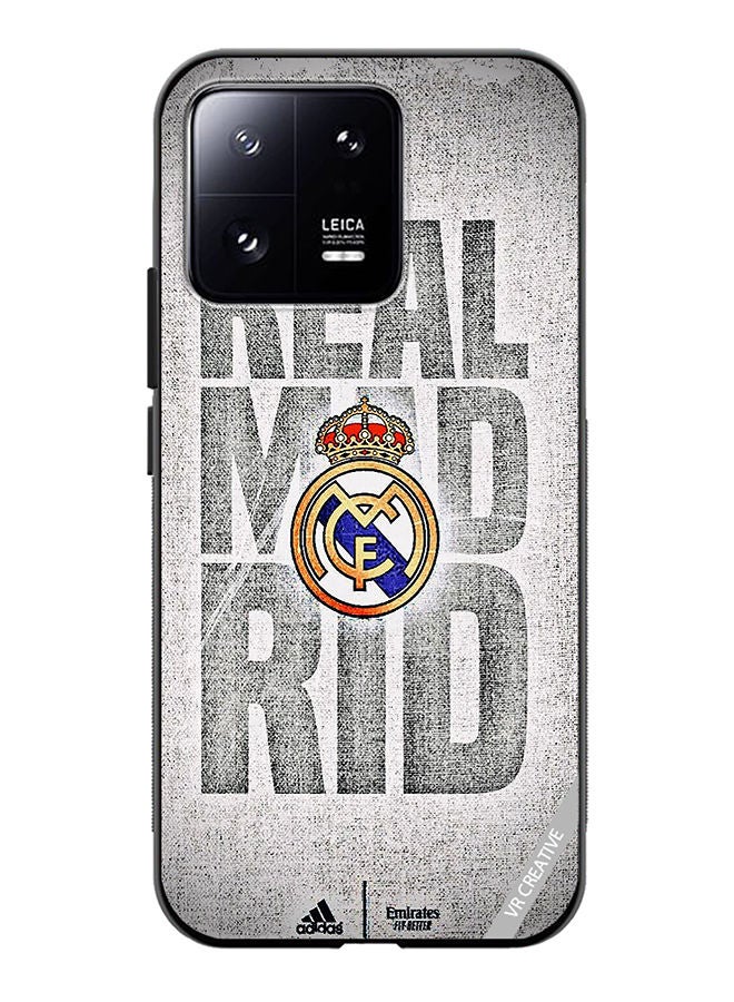 VR CREATIVE Protective Case Cover For Xiaomi 13 Real Madrid Logo Design Multicolour - Image 1
