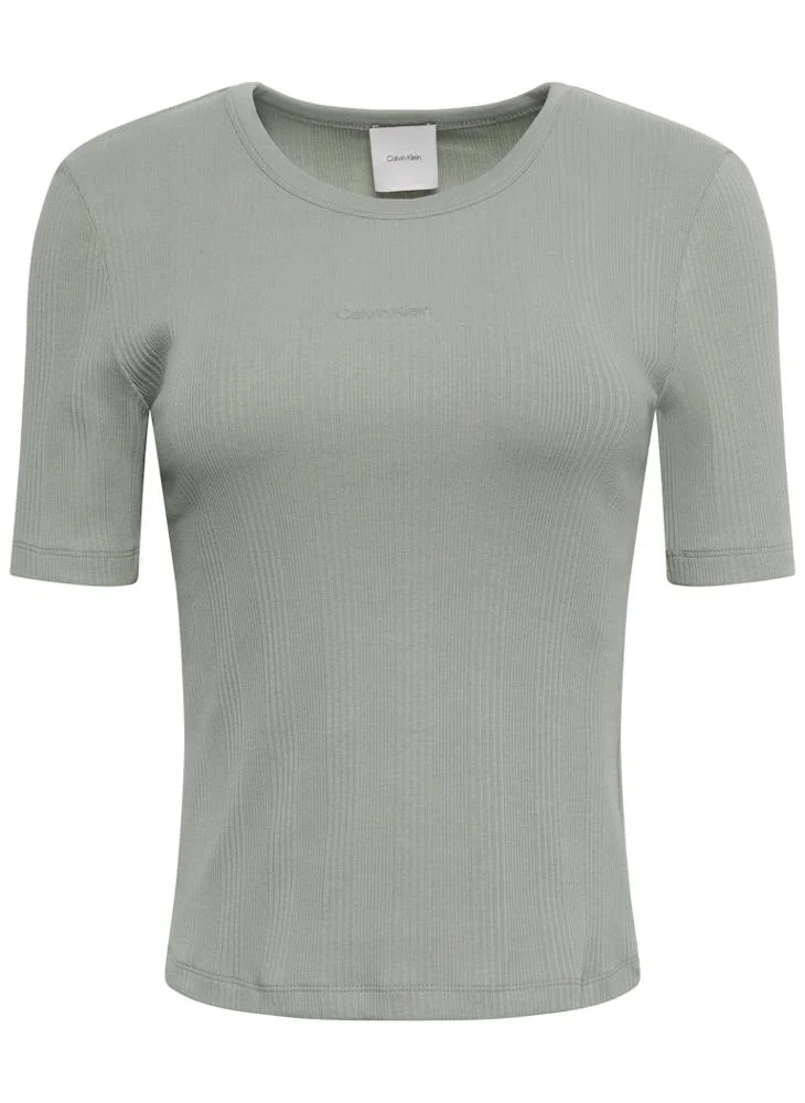 CALVIN KLEIN  Logo Varigated Rib Nano Tank for Women | Best Price UAE