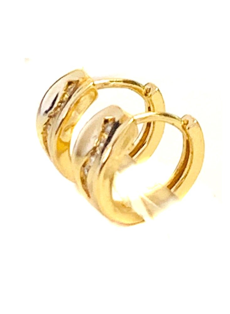 اكس بي اقراط نسائية دهبية - Image 2