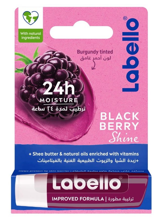 Labello بلسم الشفاه بلاك بيري شاين 4.8 جرام - Image 1