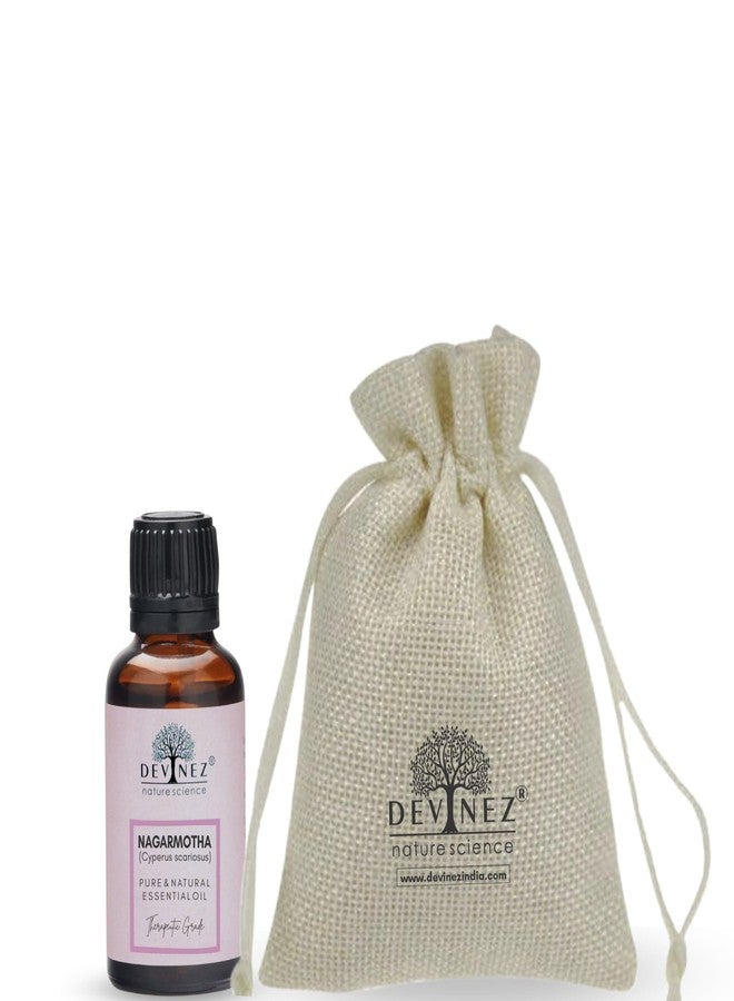 ديفينيز زيت ديفينيز ناجارموثا العطري، نقي 100%، طبيعي وغير مخفف، 30 مل في زجاجة زجاجية - يقلل الالتهابات والتجاعيد والتوتر وحب الشباب وشيخوخة الجلد والجروح - Image 1