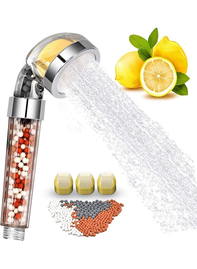 Arabest Vitamin C Shower Head with Handheld, Hard Water Softener, High Pressure Shower Head with Filter, Water Saving Spray Handheld Shower Heads with 4 Aromatherapy Blocks, for Dry Skin and Hair - Image 1