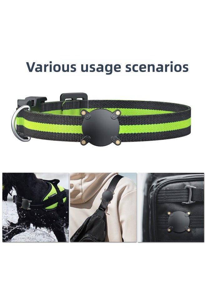 Generic - AirTag Protective Cover Waterproof IP68 For Apple Locator Anti-lost Shell PC Hard Shell Pet Dog Collar In Stock-Color:Luminous Transparent-Applicable Model:AirTag - Image 1